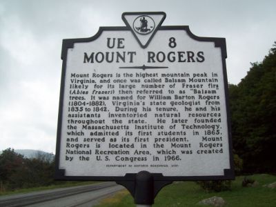 Elk Gardens
Mount Rogers sign...
