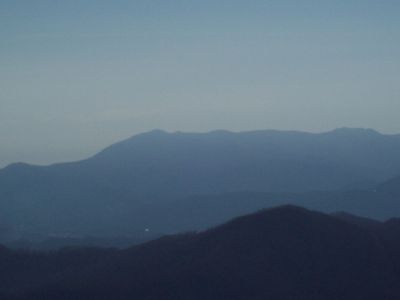 view from Big Bald 3-10-2009
close up of Roan Mountain
