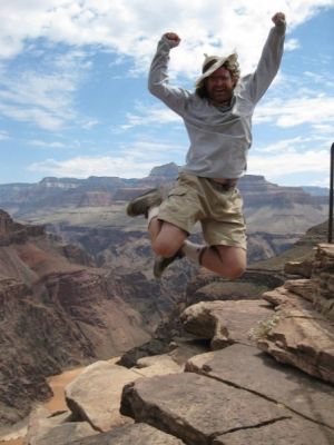 LowRider
Just saved a bunch of money on his car insurance?
Low Rider at the Grand Canyon, being his usual self!  
 7-24-09
