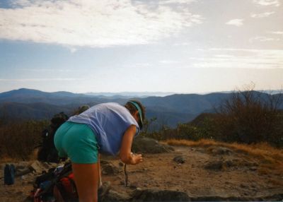Gwen On Rocky Top
the Smokies, 1991
Photo by Rat

