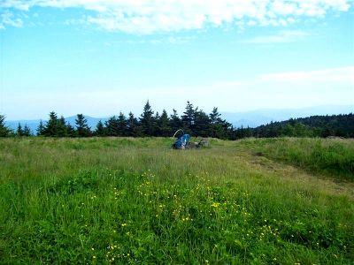 Cloudland Hotel Site
...a backpack with a hula hoop
Photo by Rat
6-24-2009
