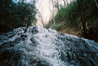 Chigger Branch Falls
About a third of the way up Chigger Branch Falls, aka 'Delsatch Falls'    March - 2009
