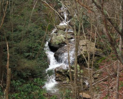 Devils Creek Cascades
Cascade #4, view from above,
December, 10, 2011
