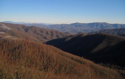 View From Middle Spring Ridge
aka, 'Buzzard Rock',
Middle Spring Ridge Trail,
December 17, 2011
