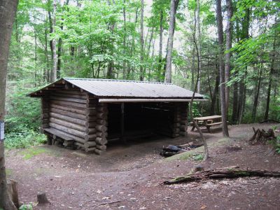 (the New) Roaring Fork Shelter
...on the Appalachian Trail, 
September, 2010
