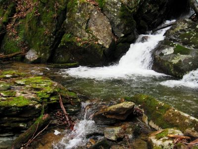 Cascade and Pool
Hidden Falls,
Higgins Creek, 
1-1-2016
