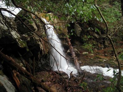 Upper Falls on Higgins Creek
Profile,
Higgins Creek, 
1-1-2016

