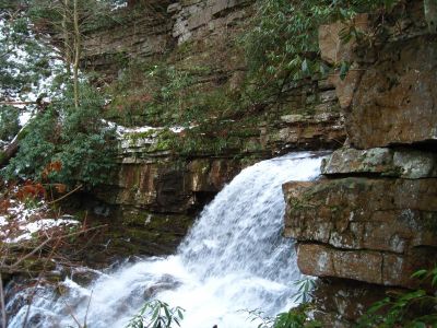 Margarette Falls
View from side,
1-20-2011
