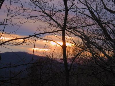 Sunset From Buzzard Roost Ridge
2-19-11
