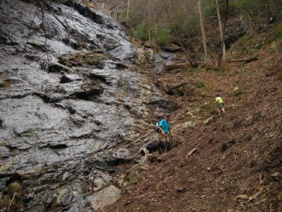 Dave and Ethan
...and Rumo,
at Buckeye Falls,
3-22-2014
