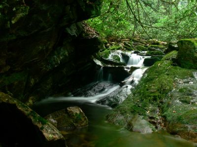 Undercut Cliff Wall and Cascades
Cherokee National Forest
6-17-2018
