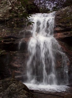 Lilybeth Falls
aka Upper Devil's Fork Falls.
November 2009
