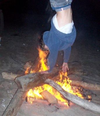 Camp Fire Diving
Trail Days...2008 (I think)
photo by ?

