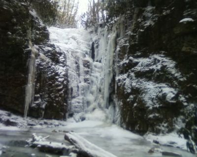 Rock Creek Falls (upper) frozen
Photo courtesy of Melissa Braswell
