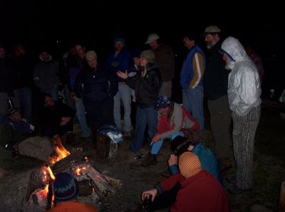 ALDHA Campfire
Appalachian Long Distance Hikers Association campfire 
in Pipestem West Virginia, 2008 (I think)
