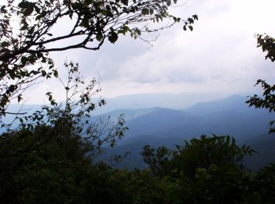 Little Bald Mountain
View from the Bluff...a bit hazy
July 2009
