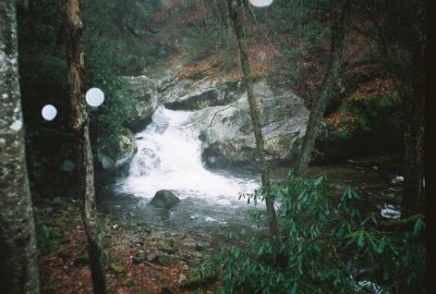 Lower Falls on Rocky Fork
complete with Orbs !
