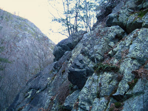 Rock Cliffs of the Devils Creek Valley