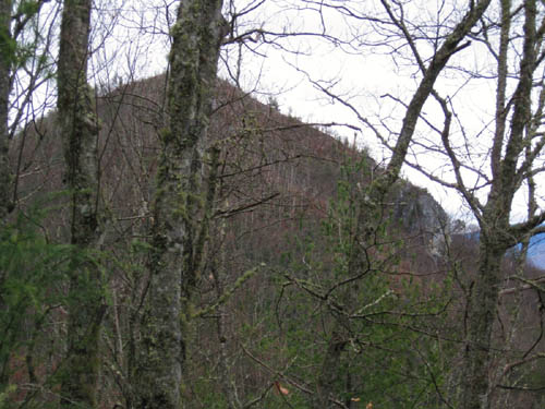 View of 'Stonehenge' Cliffs on Whitehouse Mountain