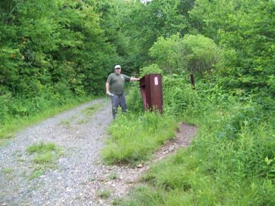 Rat at gate to Big Bald
Pink Blaze ??  Hairnt !
