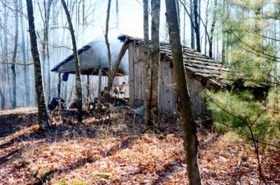 huntershack on Rich Mtn.
camped here overnight
