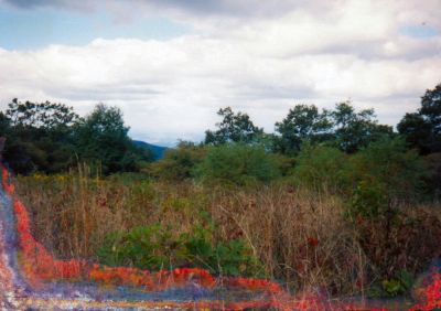 Sampson Mountain
just after The Butte with Rich Mountain
Photo by Rat, late 1980's
