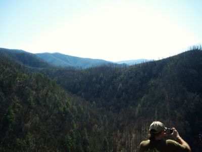 Sill Branch Overlook
...taking photos,
3-19-10
