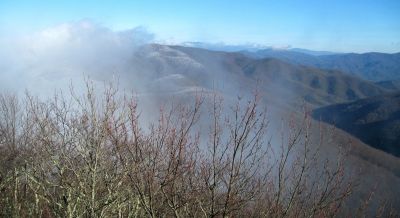 View From Middle Spring Ridge
View looking toward the Rich Mountain,
Middle Spring Ridge Trail,
December 17, 2011
