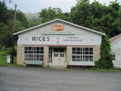 Rice's General Merchandise
Friendly Service...
Flag Pond, TN.
June, 2010
