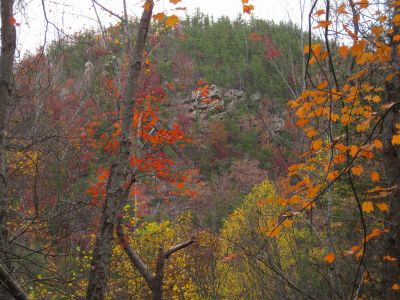 View From Big Pine Ridge
View of Sill Branch Overlook while descending Big Pine Ridge Knob,
October, 2011

